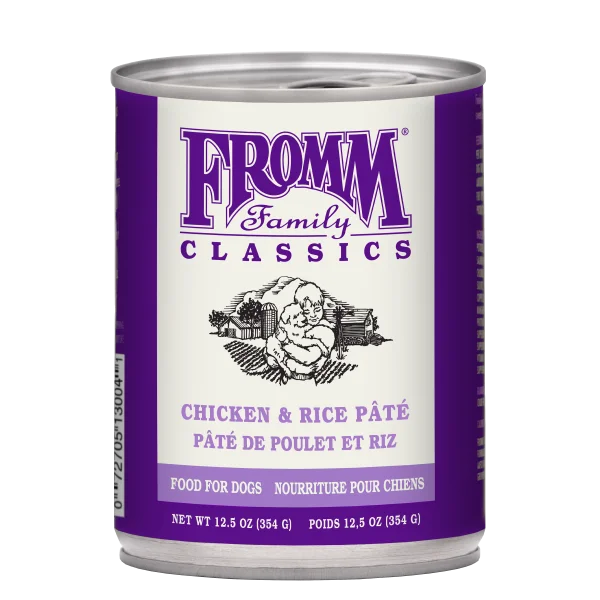 Fromm D Can Classic Paté Chicken & Rice 12.5oz