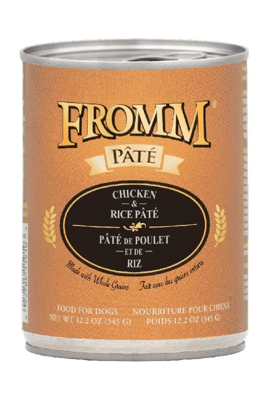 Fromm Pate Chicken and Rice Wet Dog Food