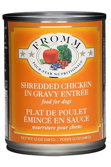 Fromm Shredded Chicken in Gravy Wet Dog Food