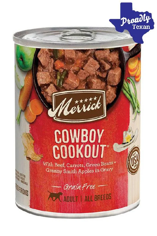 Merrick Cowboy Cookout Classic Recipe Wet Dog Food