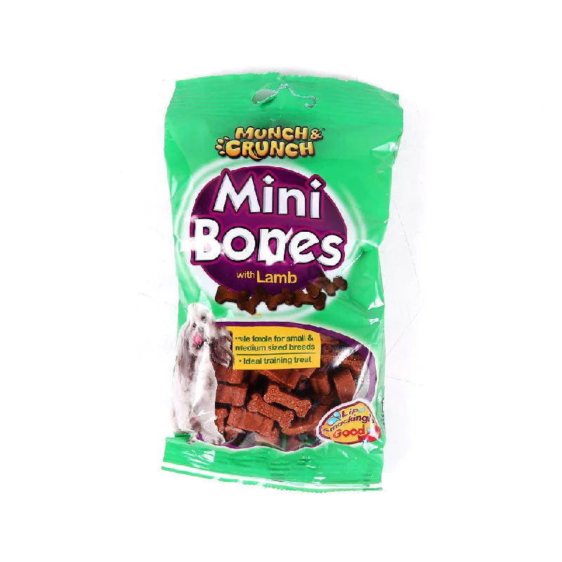 MUNCH & CRUNCH DOG FOOD DUO BONES WITH LAMBS 140 GM