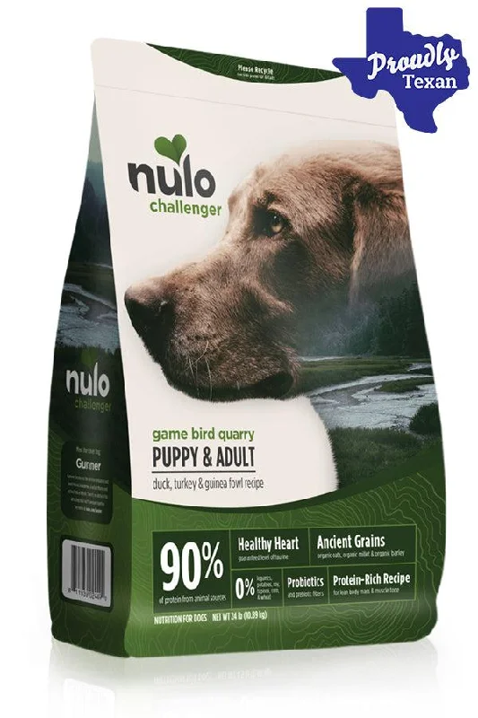 Nulo Challenger Game Bird Quarry Puppy and Adult Dry Dog Food