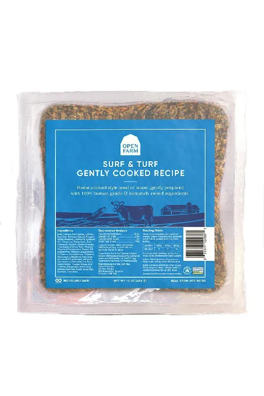 Open Farm Gently Cooked Surf and Turf Frozen Dog Food