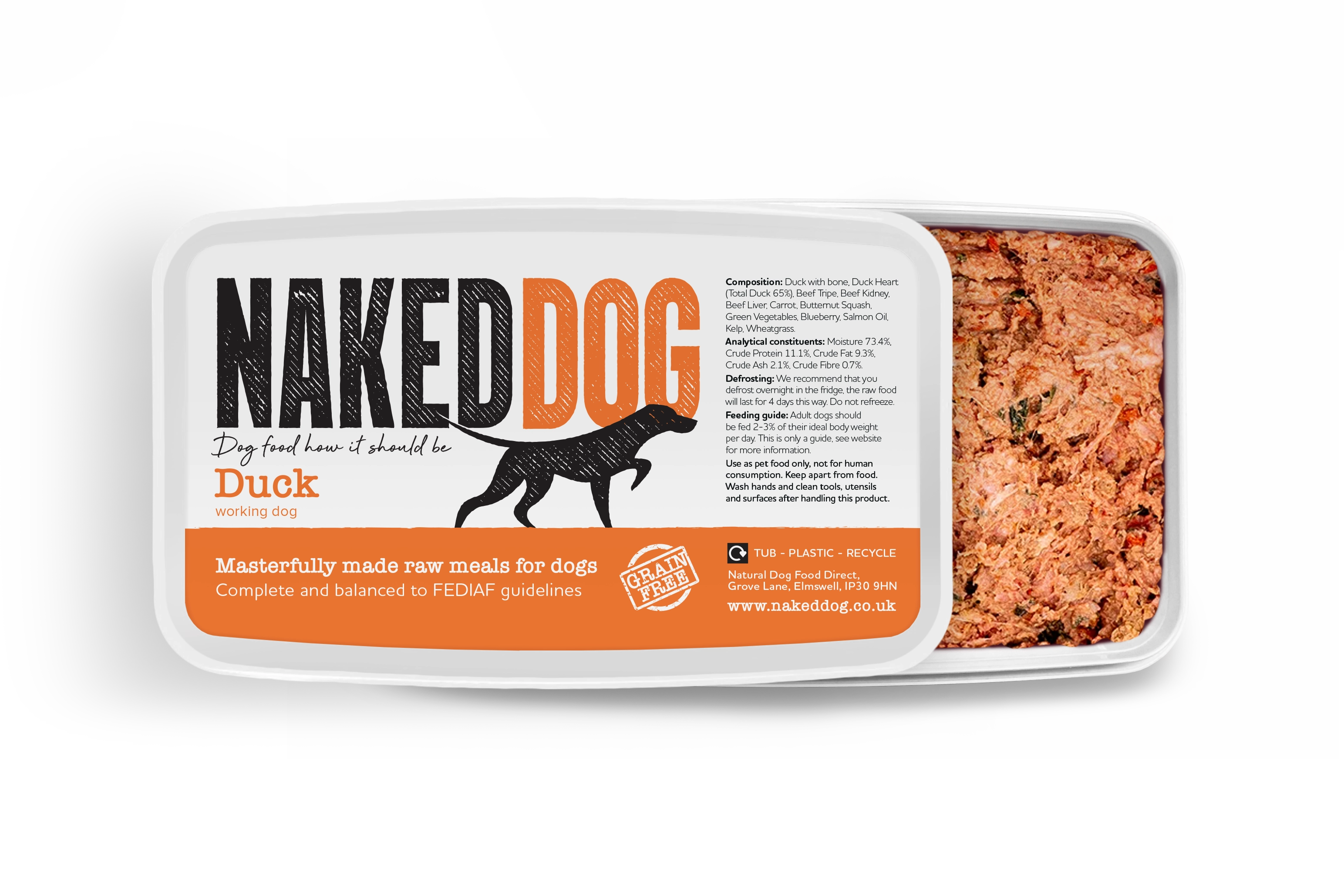 NAKEDDOG Original Duck 500g