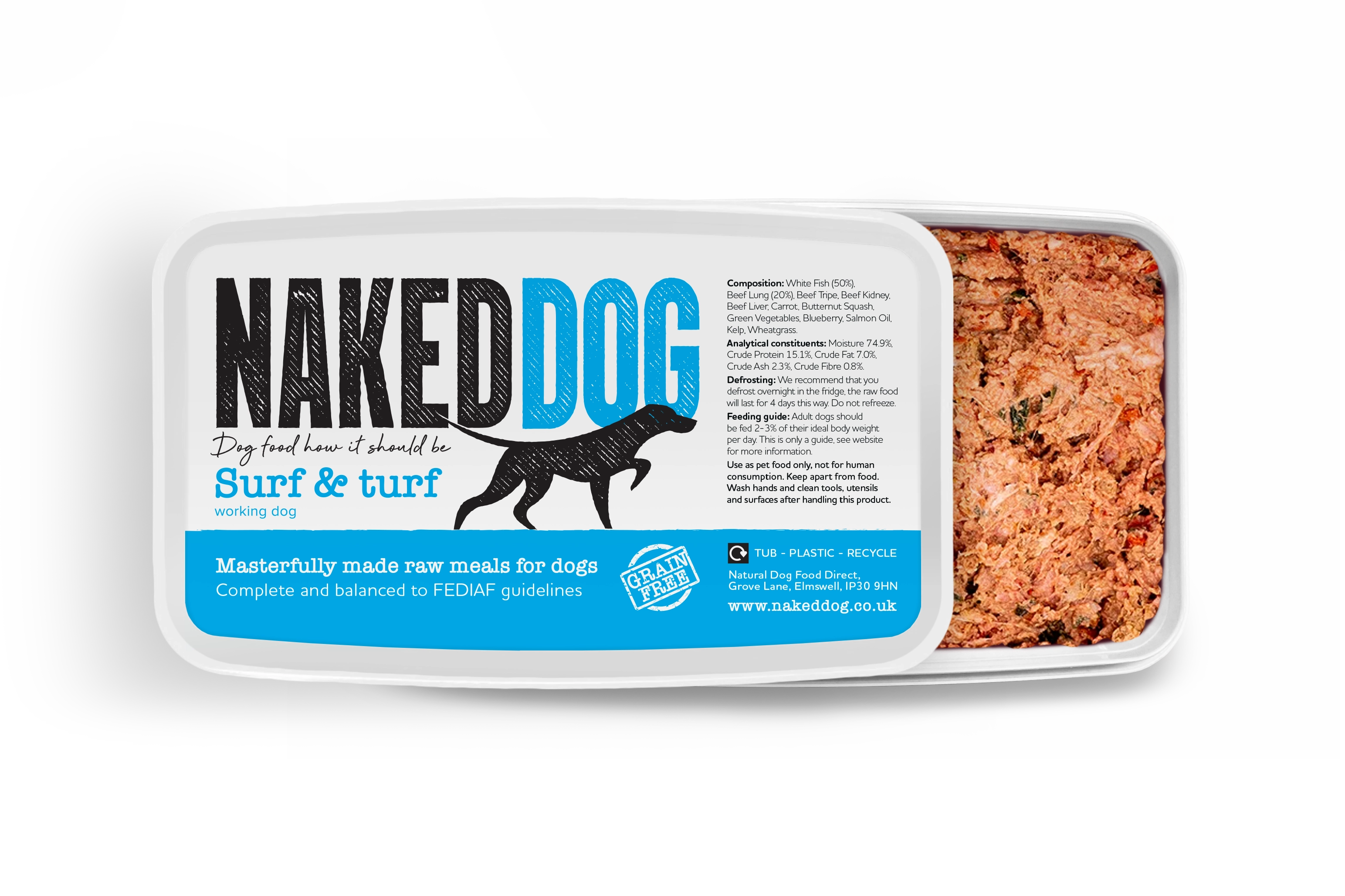 NAKEDDOG Original Surf & Turf 500g