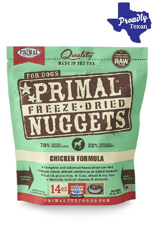 Primal Freeze Dried Nuggets Chicken Dog Food