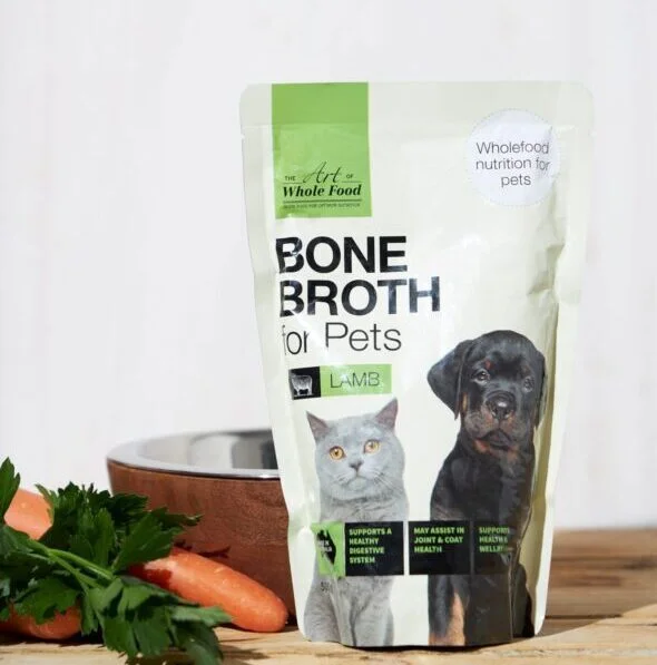 The Art of Whole Food Bone Broth for Dogs & Cats Lamb 500ml