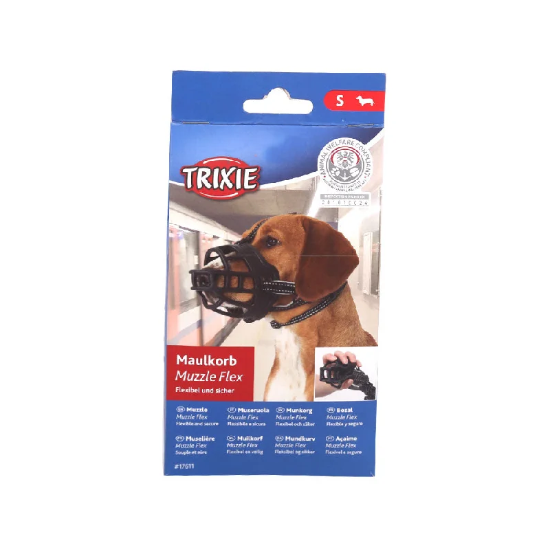 TRIXIE FLEX MUZZLE SILICONE S BLACK 17611