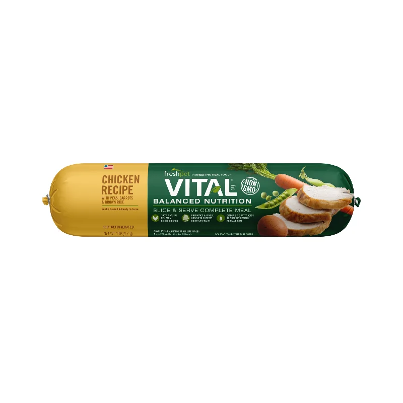 Freshpet Vital Balanced Nutrition Roll Chicken Recipe