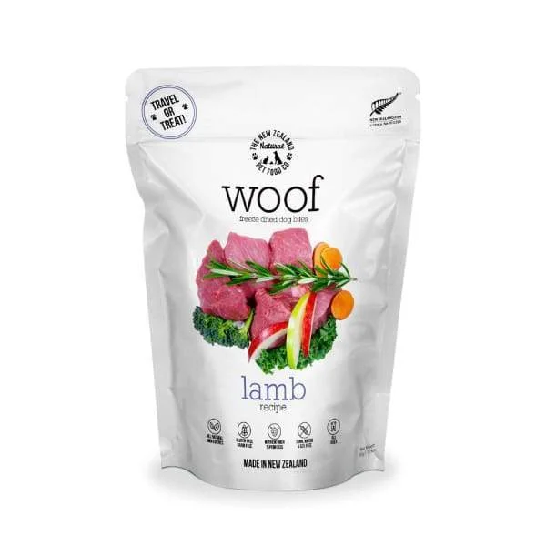 WOOF Lamb Freeze Dried Raw Dog Treats 50g