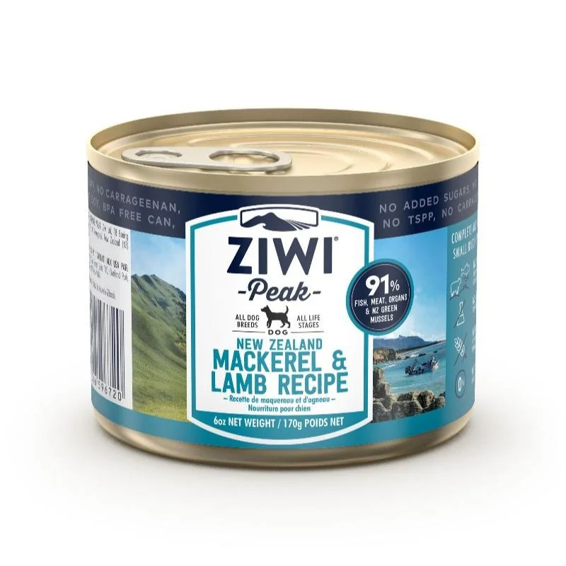 Ziwi Peak Wet Dog Food Mackerel And Lamb Canned 170G