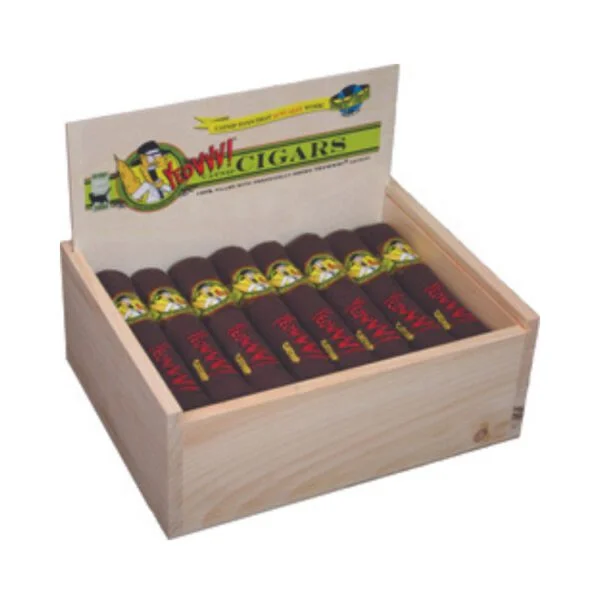 BIRCH WOOD BOX of 24 CIGARS